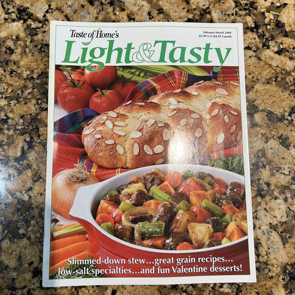 Taste of Homes Light And Tasty Cooking Recipe Magazines 2004 Back Issue Set Of 6 - Picture 2 of 13